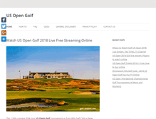 Tablet Screenshot of golf-usopen.com